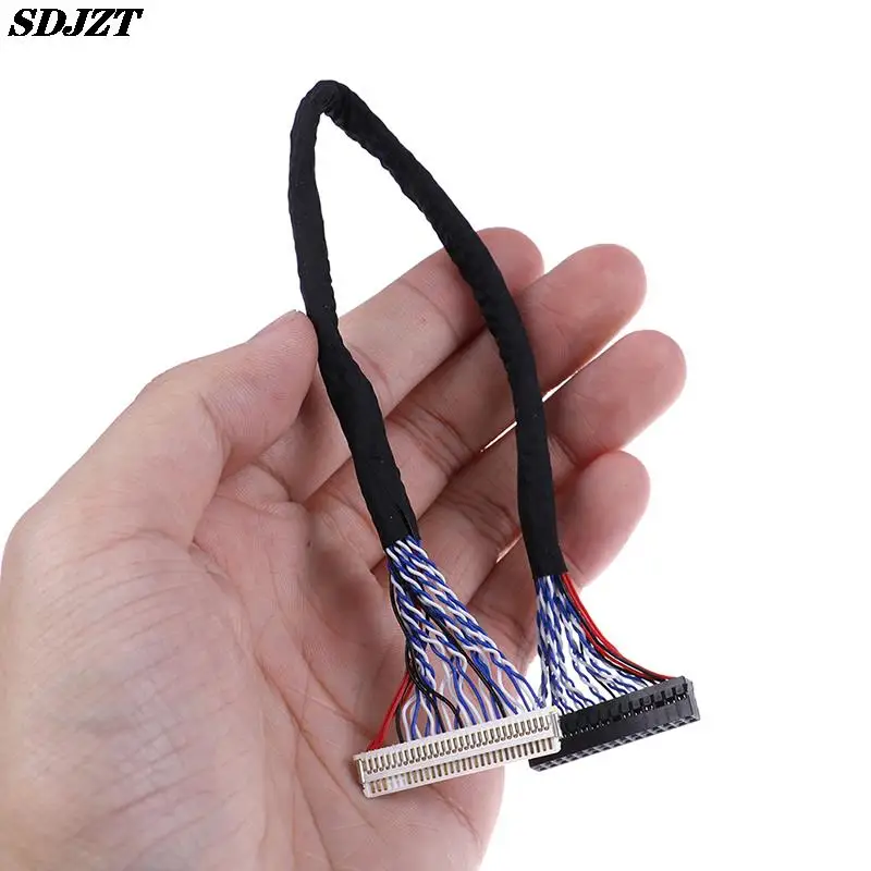 8 Bit LVDS Cable FIX-30 Pin 2ch For 17 19 22 26 inch LCD/LED Panel Controller 25cm Z17