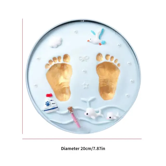Newborn Baby Handprint Footprint Clay Kit DIY Keepsake Souvenir 100 Days Anniversary Growth Memory Gift 3 Newborn Baby Handprint Footprint Clay Kit DIY Keepsake Souvenir 100 Days Anniversary Growth Memory Gift 3
