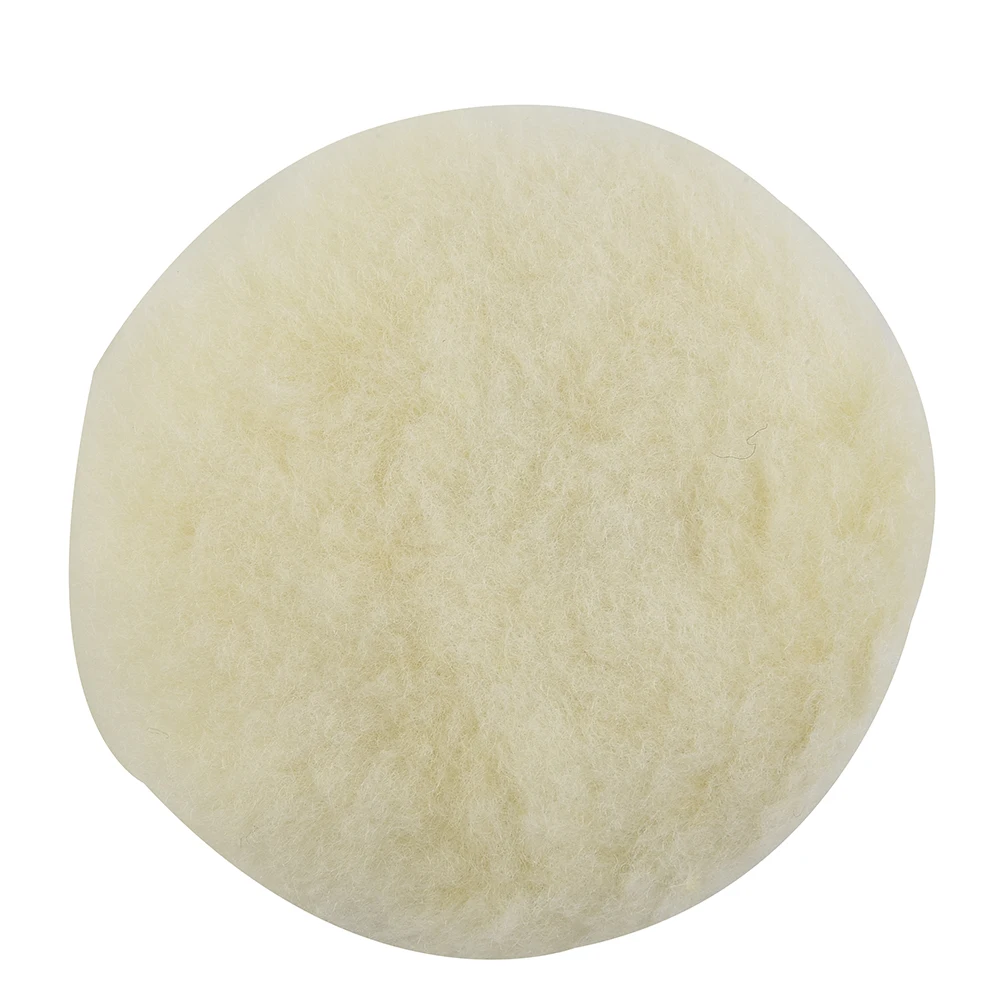 

Set Buffing Pads Car Marine Automotive Lamb Wool Washable Accessories Bonnet Buffing Wheel Pad Buffer 5inch 6Pcs