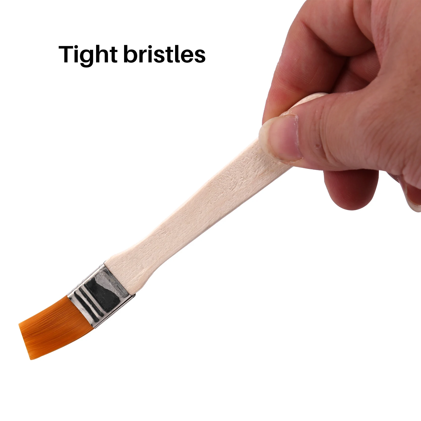 مجموعة فرش طلاء مكونة من 30 قطعة بمقبض خشبي، وفرشاة للتنظيف وإزالة الغبار، وفرشاة طلاء لامعة، وفرشاة زيت HY