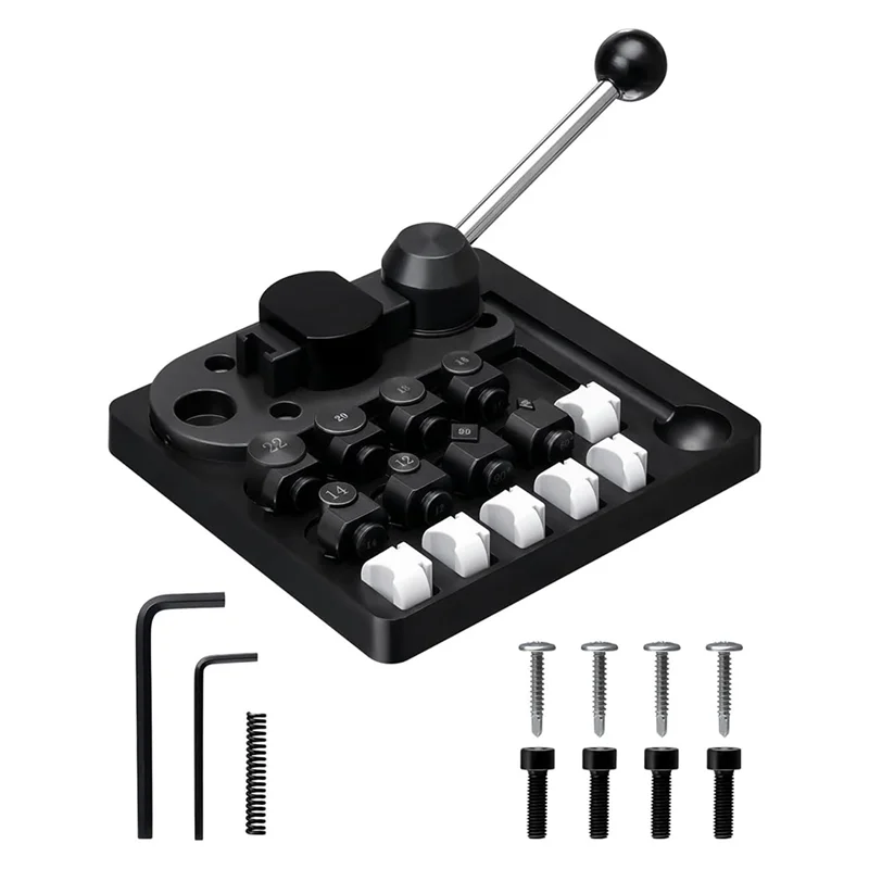 

AF89-Ring Bender, Ring Bending Tool For Spoon Ring Making, With Nylon Dies For Metal Pattern. Diameter 12-22Mm Ring Bender