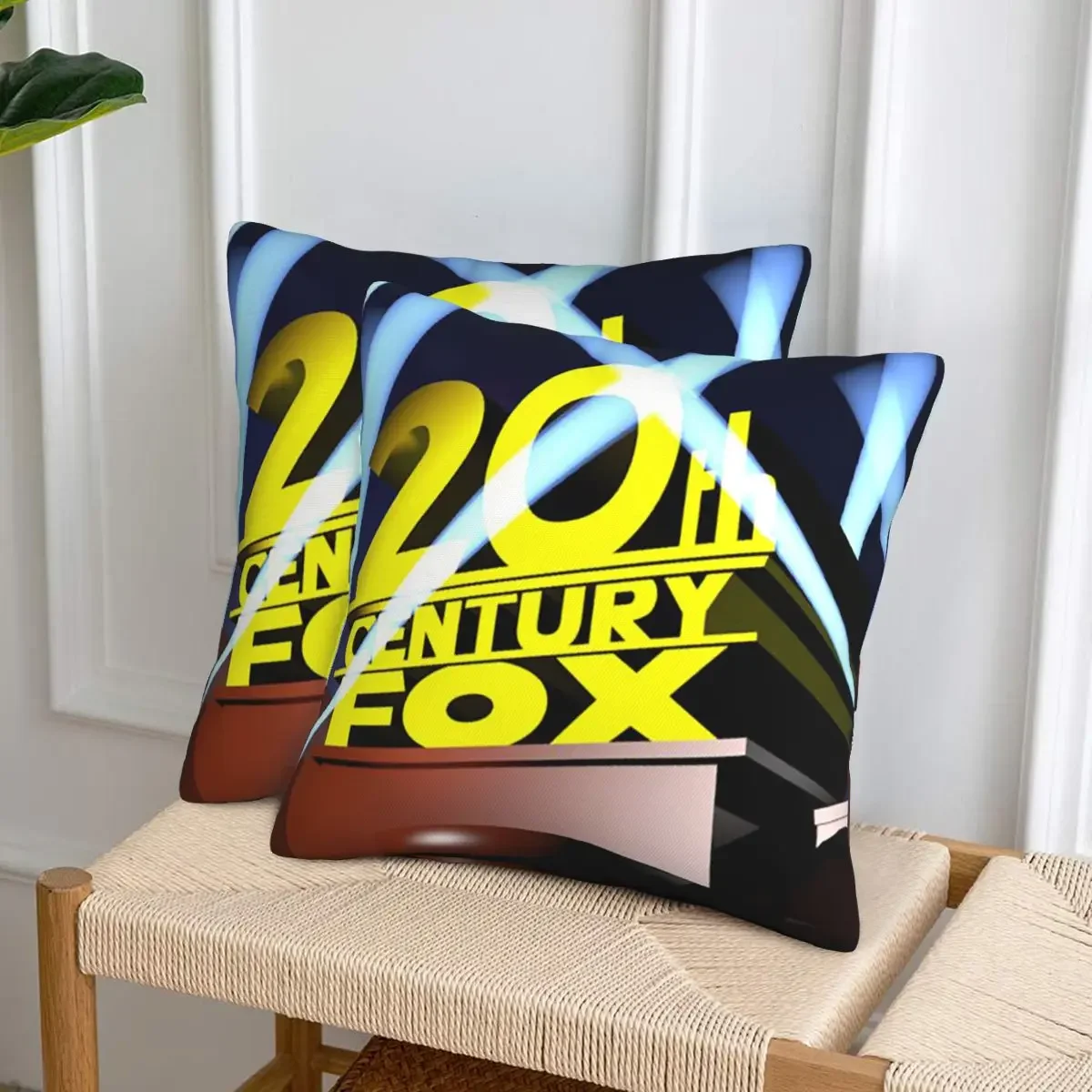 

20th Century Fox Classic 2 pcs Square Pillowcase Pillow Cover Cushion Decor Comfort Throw Pillow for Home Sofa