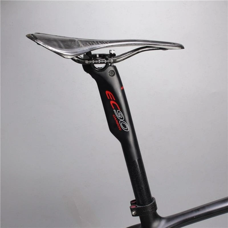 EC90 Carbon Seatpost 27.2 30.8 31.6mm x 350/400mm UD Matte MTB Road Bike Seat Post Seat Tube Bicycle Parts MTB Carbon Canoe