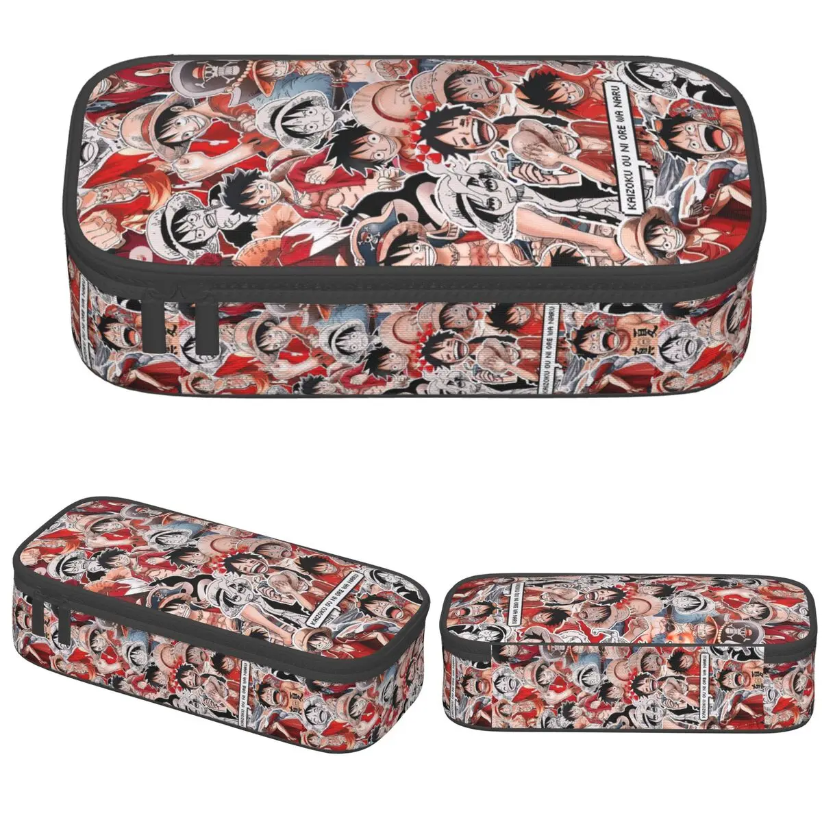 

Japanese Anime Japan Manga Pencil Cases One Piece Pen Box Makeup Bag Student Big Capacity Students School Gifts Pencilcases