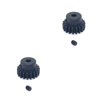 2Pcs Steel 19T Motor Gear Pinion Gear 124016-2178 For Wltoys 144002 144010 124016 124017 Brushless RC Car Upgrades Parts