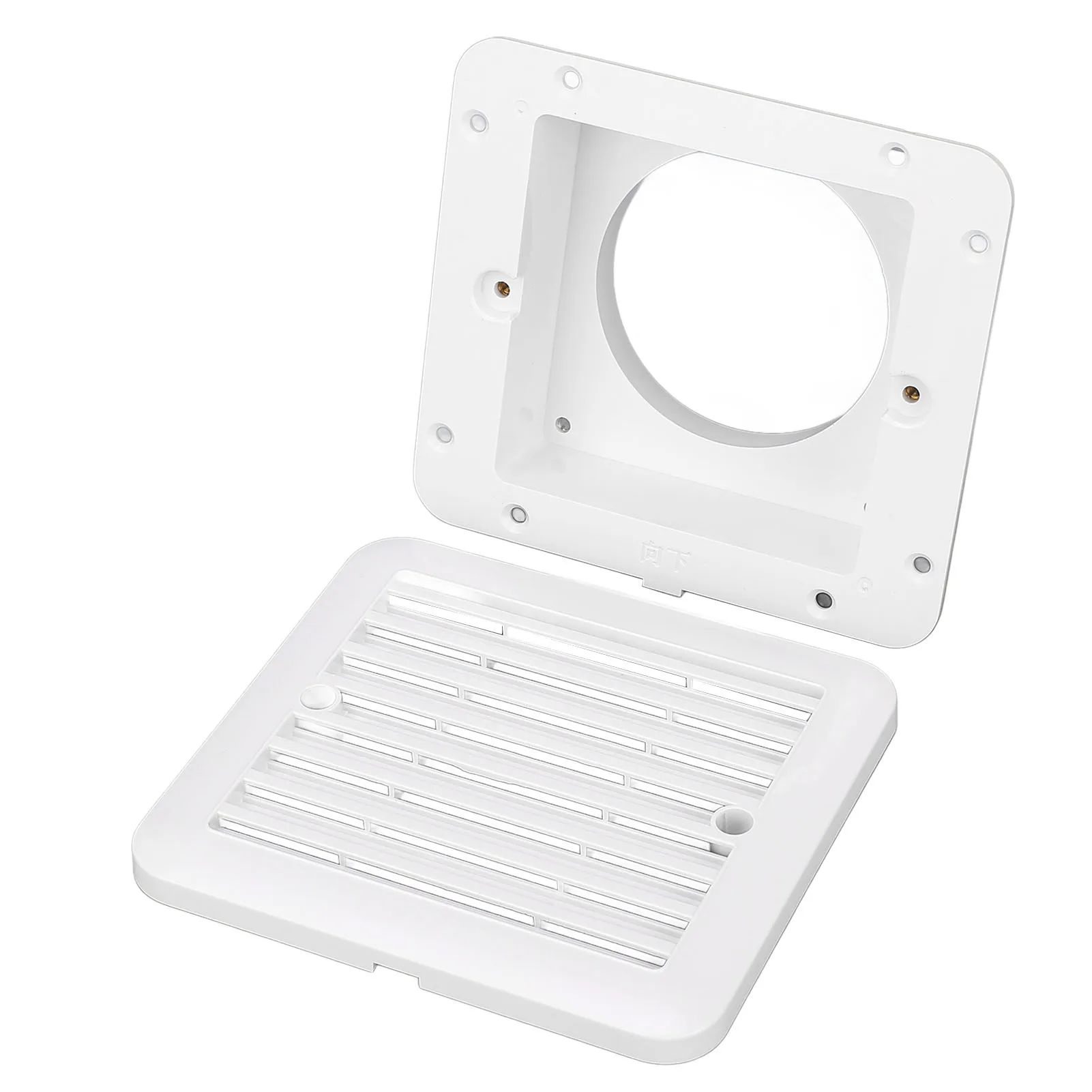 RV Air Vent Outlet Grille Panel Deformation Proof RV Side Ventilation Grille Versatile Anti Fade Easy Installation for