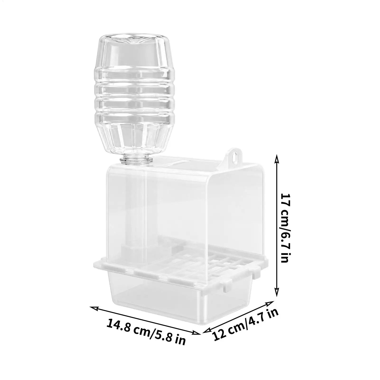 Automatic Bird Feeder For Cage Parakeet Cockatiel Food Dispenser Conure Food Dispenser For Macaw Pet Parents Animal Lovers - view 6