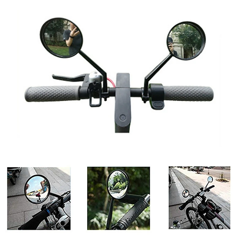 Universal Bicycle Scooter Mirror Rearview Mirror Wide-Angle For Xiaomi Mijia M365 Scooter