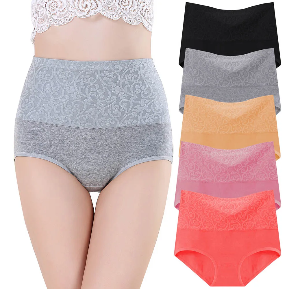 3 Pieces/Lot Women Panties High Waist Control Abdomen slimming Shapewear Female Postpartum recovery Tummy Control Briefs 4XL