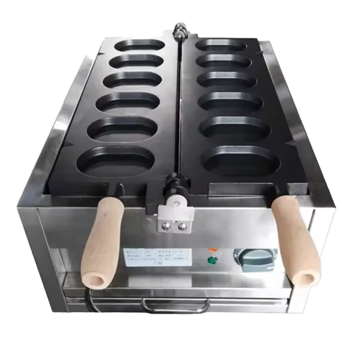 Commercial Ellipse Shaped Waffle Maker Machine  Fluffy Waffle Maker Machine 6 in 1 Korean Egg Bread Maker Machine