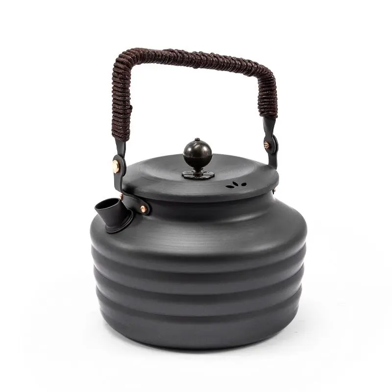 New Alloy Water Cooker Retro Camping Kettle 1.25L