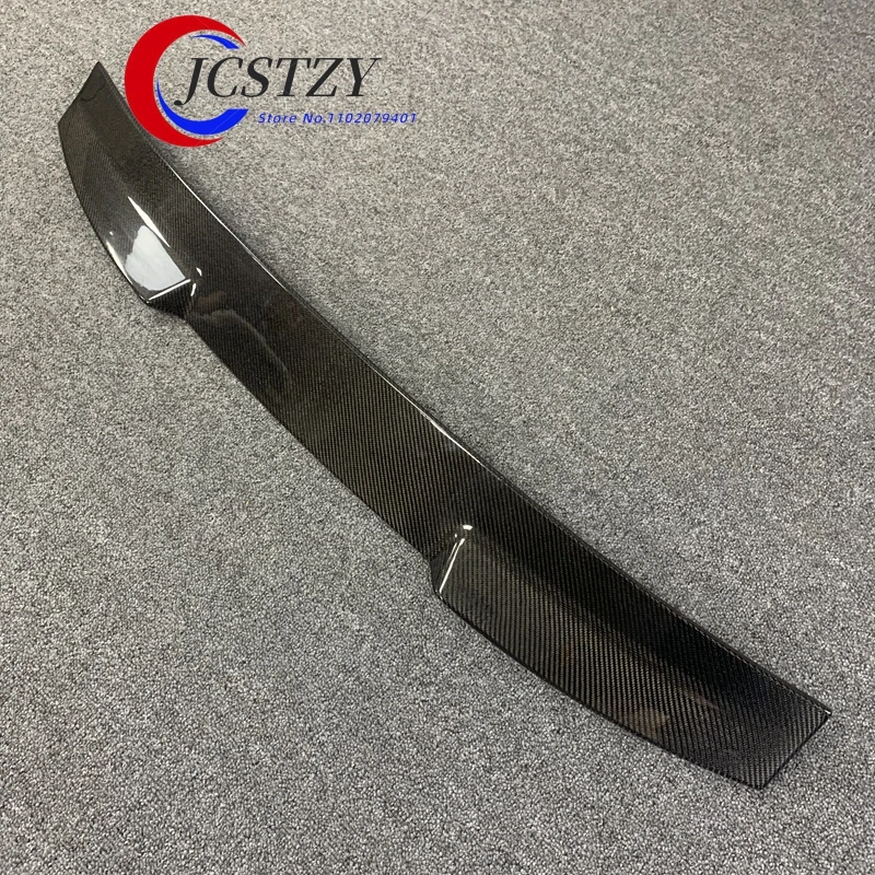 For BMW 6 Series GT G32 2021 Real Carbon Fiber roof spoiler Back Trunk Tail Wing