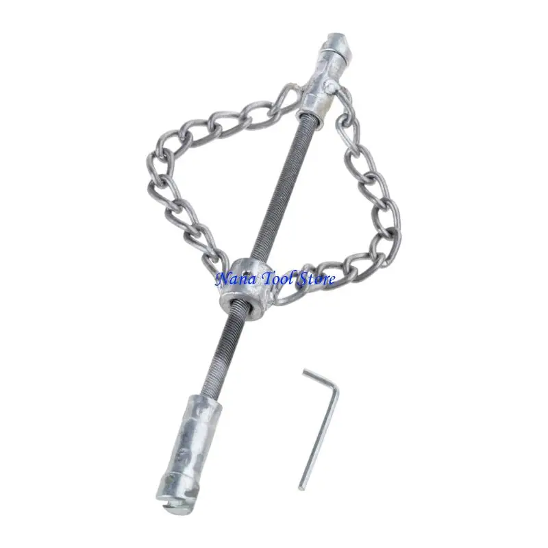 31GJ Sewer Drain Cleaner Chain for Drill Attachment PVC Pipe Descaling Chain