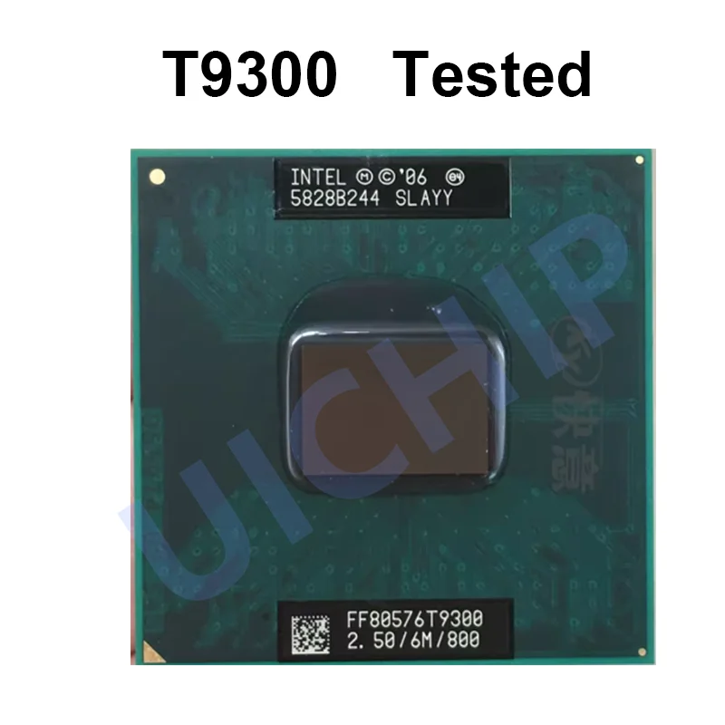 100% Original  Core 2 Duo T9300 CPU Laptop processor PGA 478 CPU For HM55