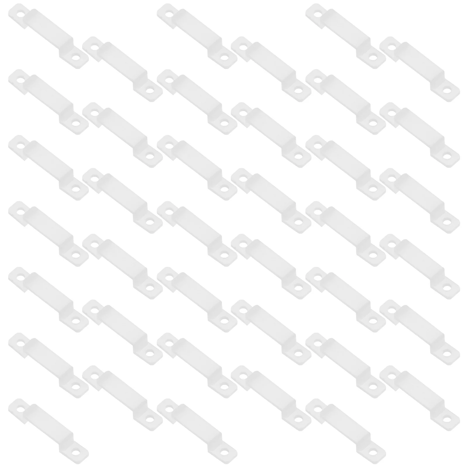 

200Pcs LED Strip Lights Clips Silicone Waterproof Fixing Clips Twistable Holder for DC12V 24V IP67 IP68 Tape Lights Fastener