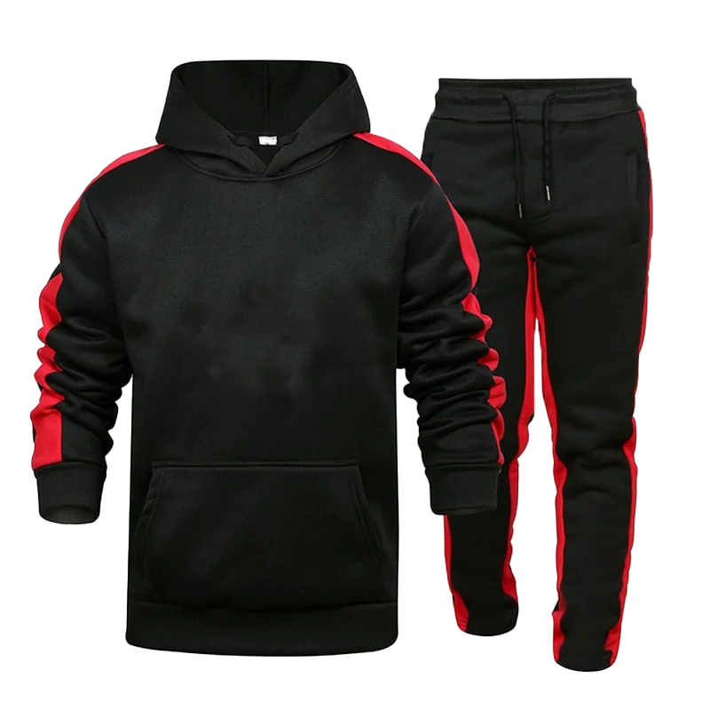 Men's Clothing Fashion Track Suits Sports Wear Jogging Suits Ladies Hooded Tracksuit Set Clothes Hoodies+Sweatpants Sweat Suits