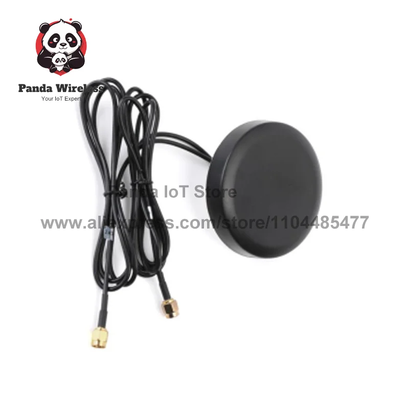 เสาอากาศตู้ 4G+GPS 1 ชิ้น 1-5 เมตร 700-960/1700-2700MHZ หัวต่อ SMA ตัวผู้ GPS GNSS สำหรับรถบัส รับสัญญาณดาวเทียม ระบุตำแหน่ง นำทางรถยนต์