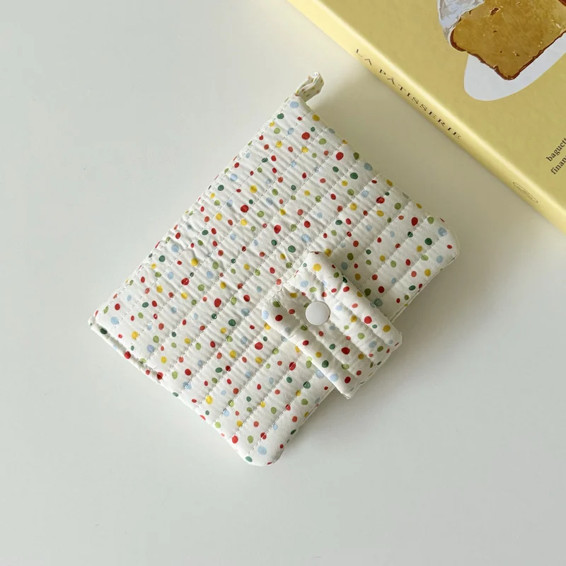A5A6 Handmade Fresh Wave Dot Book Jacket คู่มือ Ins Wind Diary น่ารัก DIY หนังสือแจ็คเก็ตสําหรับเพื่อน Kawaii ปกหนังสือ