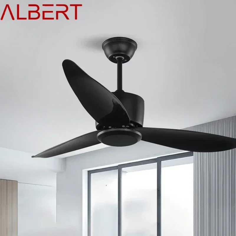 ALBERT Nordic Without lights Ceiling Fan Modern Minima lism Living Room Bedroom Study Cafe Hotel