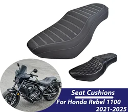 CM1100 CMX1100 One Piece Seat Cushion For Honda Rebel CM CMX 1100 2021-2024 Motorcycle Front Driver Rear Passenger Seat Cushion