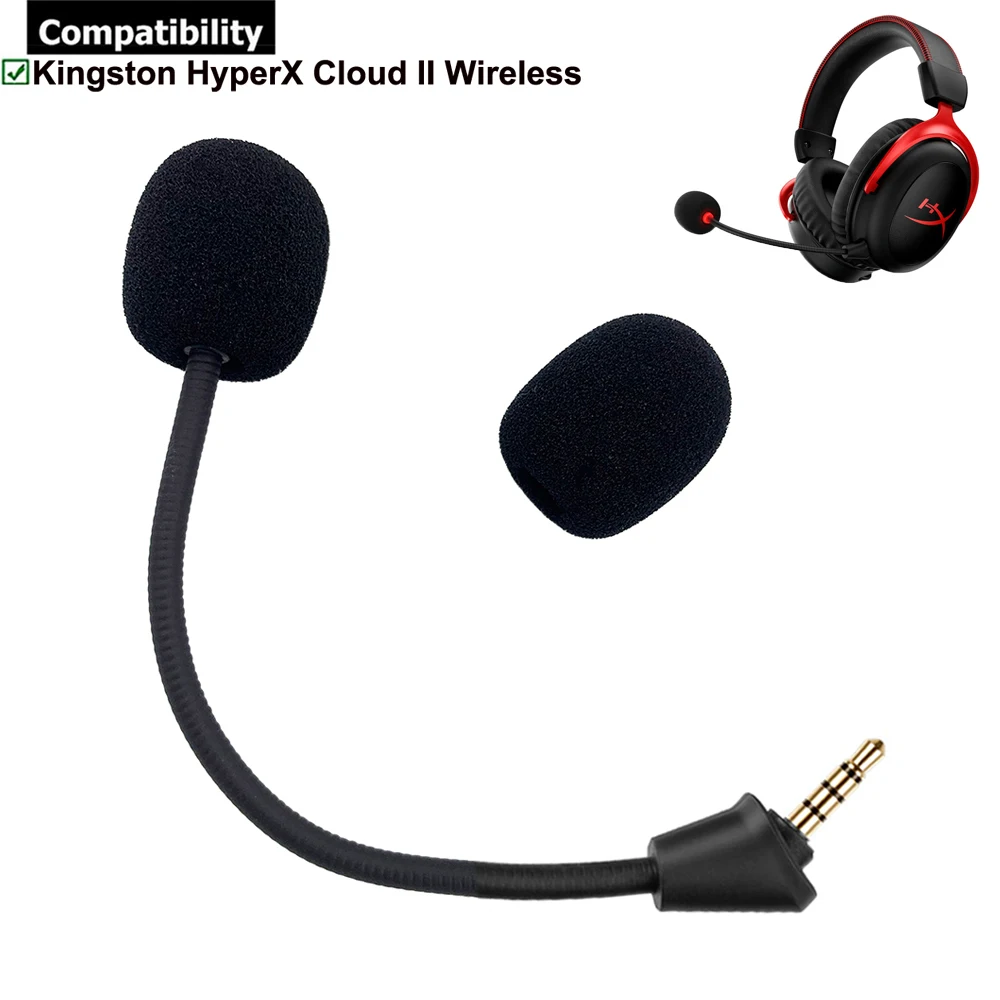 ميكروفون استبدال لسماعة HyperX Cloud 2 II اللاسلكية: تقييم شامل ونصائح عملية لتحسين جودة الصوت في الألعاب