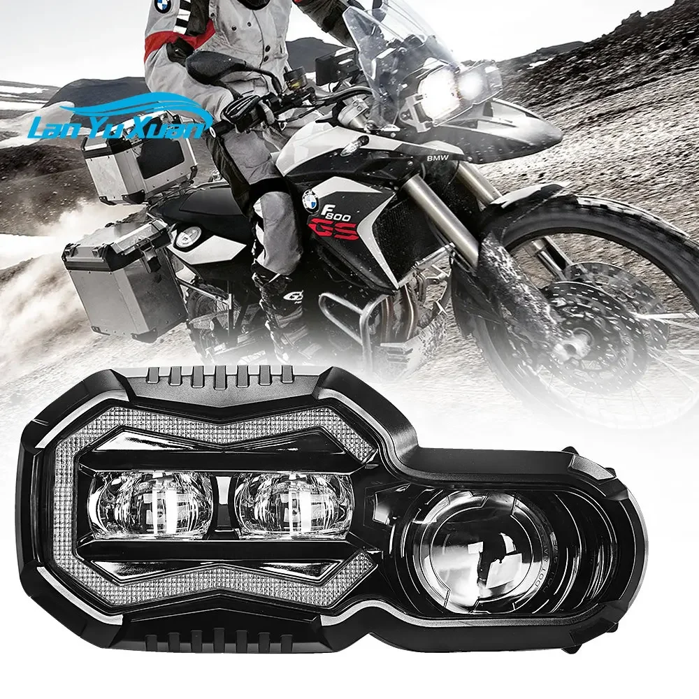 2021 Patented Motorcycle LED Headlight For  F800GS Adventure 2013-2018 LED Headlight Angel Eye For F650GS/F700GS