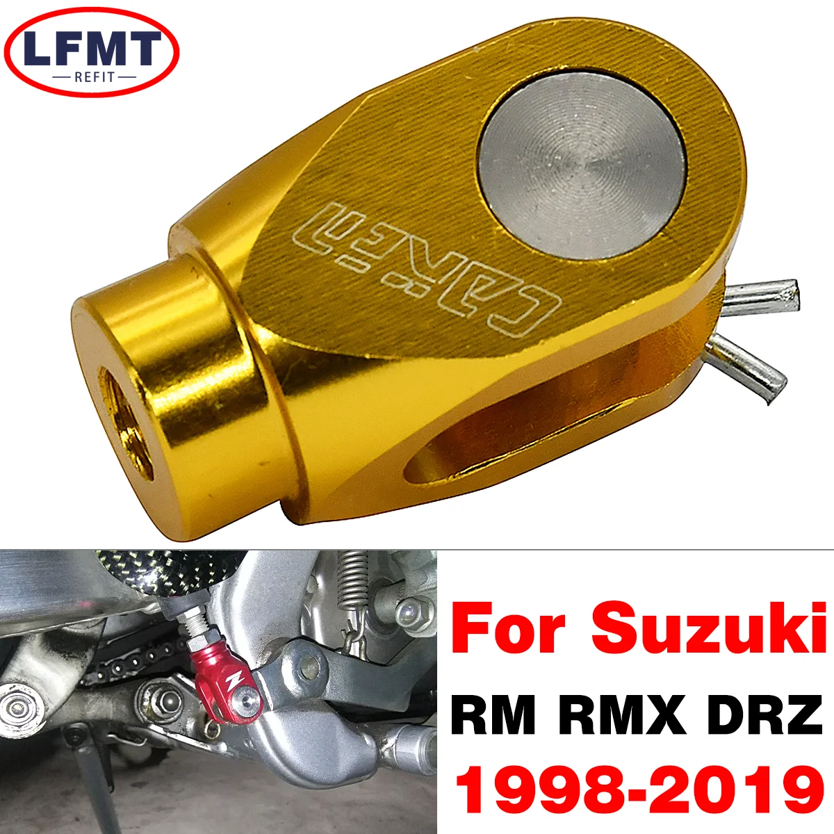 

Для Suzuki RM80 85 125 250 RMX250S RMX250R DRZ400S DRZ400R DRZ400SM 250SB LTZ400 LT-R450 1998-2019 задний тормозной Скоба мотоцикла