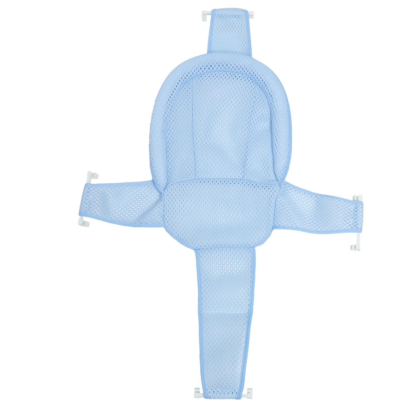 

Baby Bath Seat Infant Bathing Cushion Adjustable Support Mat Non-Slip Baby Shower Net for Comfortable Bathing Infant Bath Seat