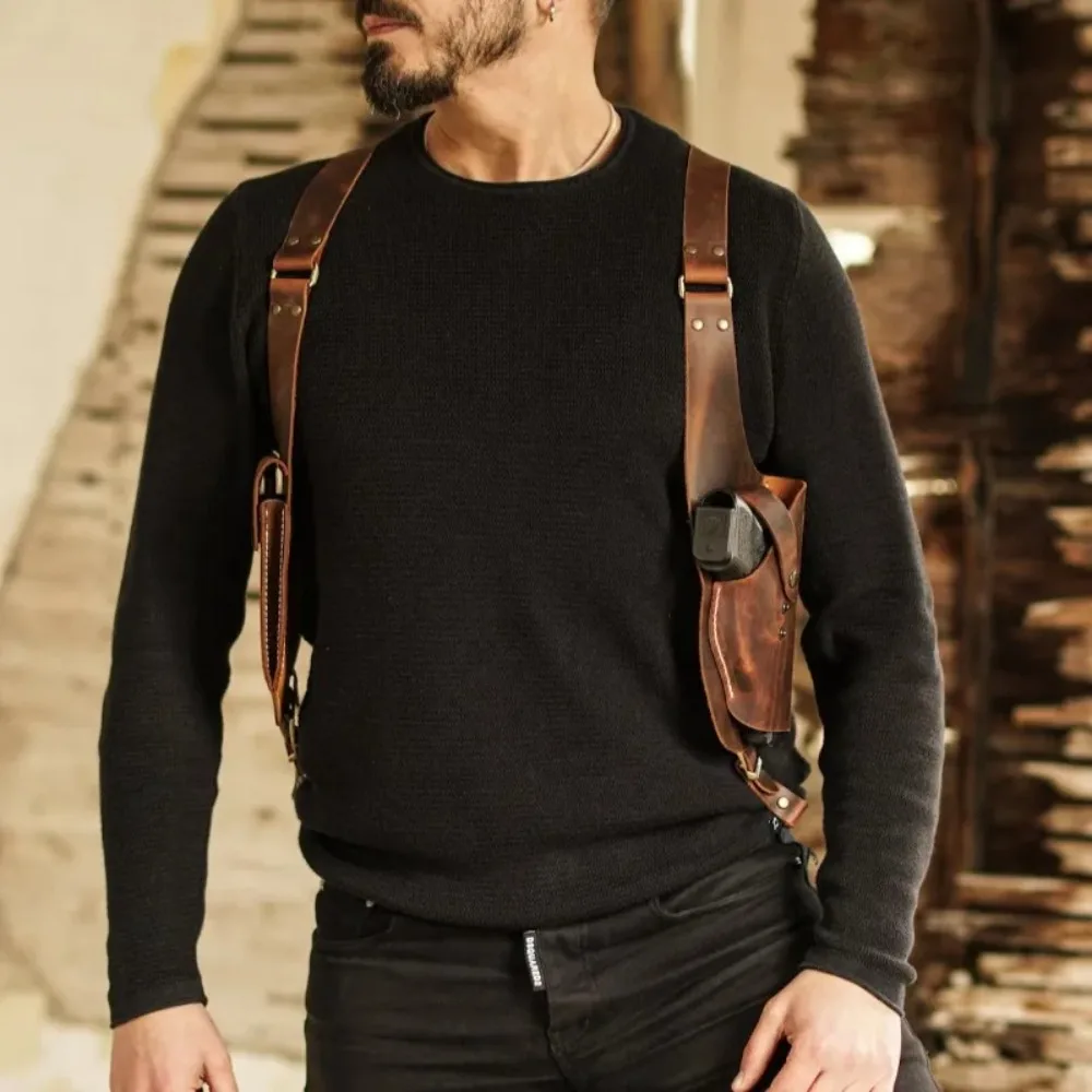 

Adjustable Vintage Underarm Leather Harness for Men Renaissance Cosplay Costume Party