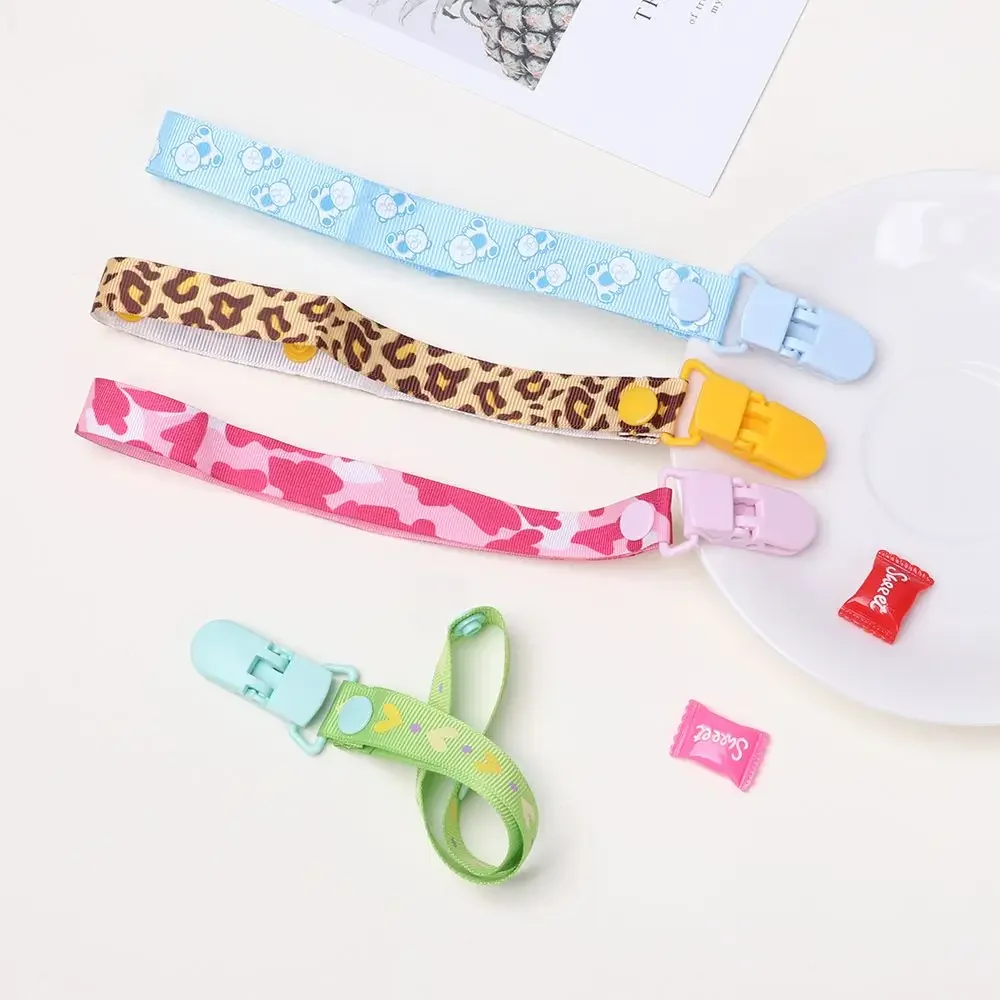 

1PC Colorful NEW Adjustable Length Infant Nipple Strap Chew Toy Dummy Clips Baby Teething Pacifier Chain Soother