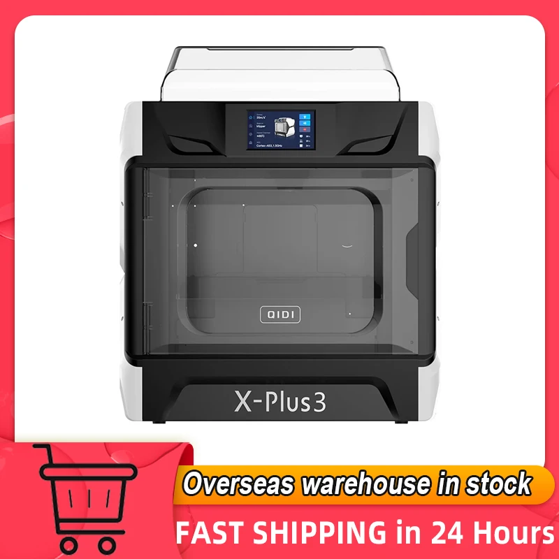 QIDI X-PLUS3 3D Printers Upgrade 600mm/s Industrial Grade High-Speed 3D Printing Support Auto Leveling 280x280x270mm Print Size