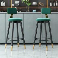 Chairs For Living Room Iron Chair Barber Shop Cheap Counter Kitchen Stools Plastic Armchair Mid Century Furniture Nordic Luxury