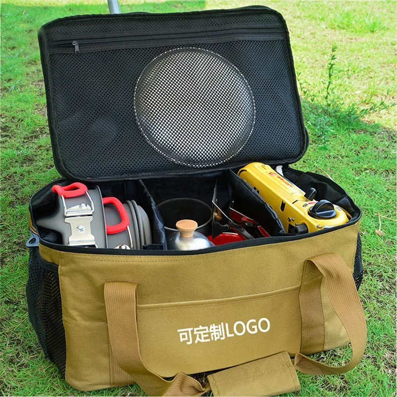 Outdoor Stove Cover, Pot, Gas Tank, Anti-collision Storage Bag, Large-capacity Picnic Bag, Camping Thermal Insulation Bag