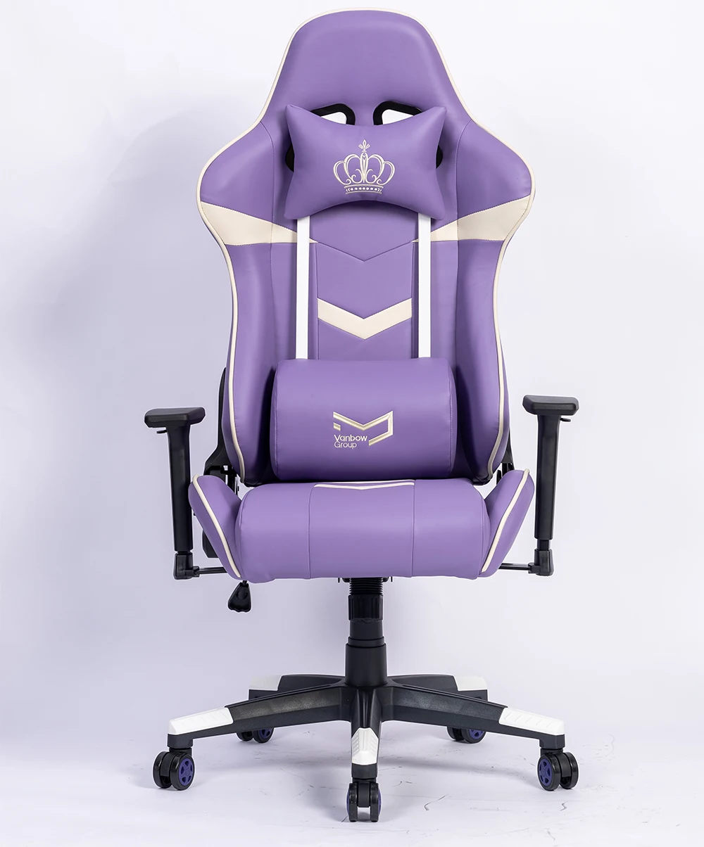 

Лидер продаж VANBOW, профессиональное игровое кресло из искусственной кожи, традиционный стиль, поворотная головка, подставка для пиломатеризации для дома/офиса, прочная синтетическая кожа