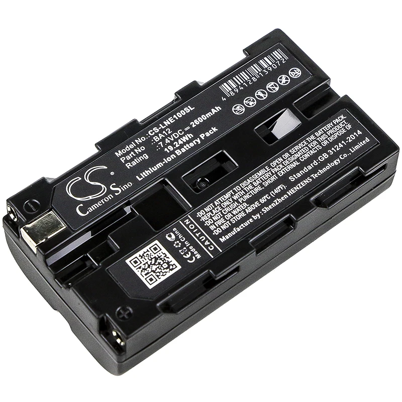 

Li-ion Electronic Tuner Battery for Line 6, 7.4V, 2600mAh, Compatible Models: James Tyler Variax, JTV guitar