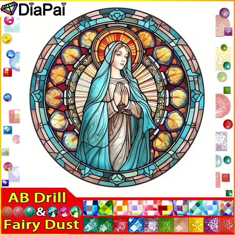 

DIAPAI Fairy Dust AB DIY 5D алмазная живопись "Religion Woman" полная алмазная вышивка распродажа картина из стразов для фестиваля