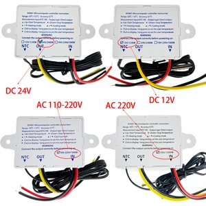 LED digital temperature controller, thermostat, thermometer, incubator, refrigerator heating, cooling heater, 12V, 24V, 110V, 220V, W3001, W3002 10 Main Thermostat Sales for Hoker - №10