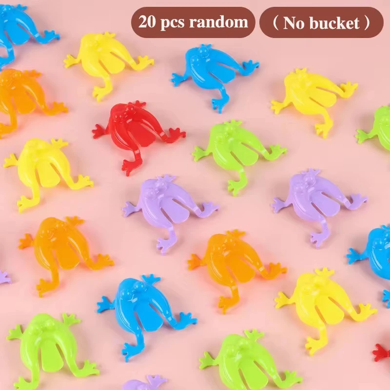 45 Pcs Antistress Relieve Family Game Jumping Frog Bounce Fidget Toys Kids Birthday Party Novelty Toys for Children Boy Gifts