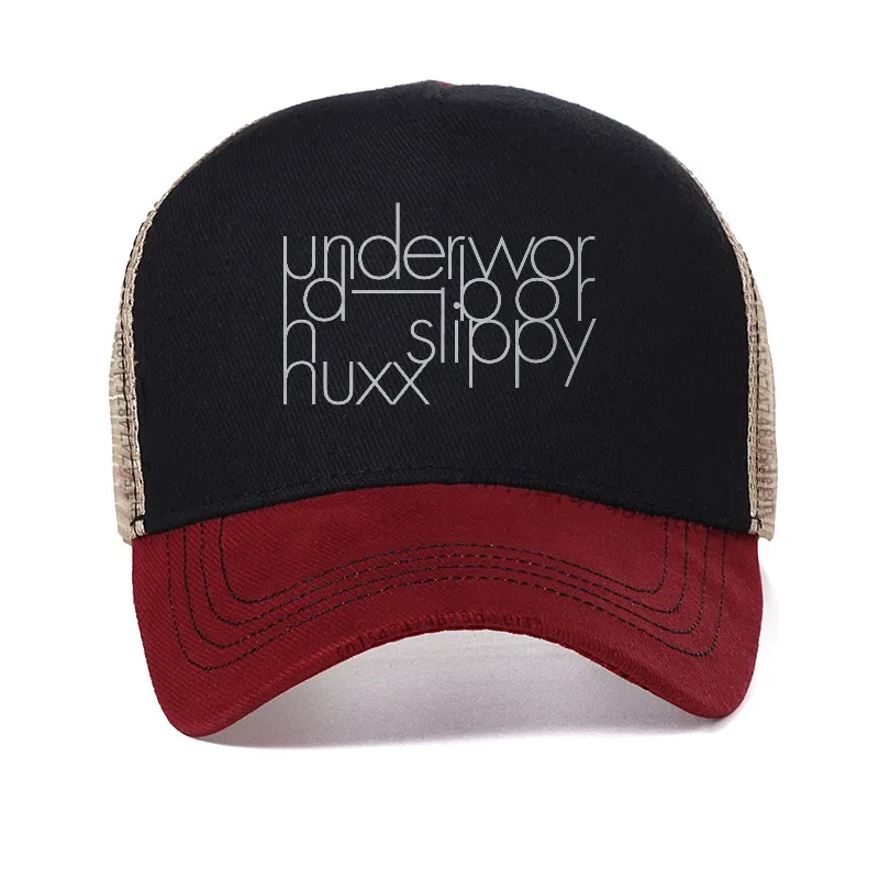 

Underworld Born Slippy Nuxx Print Baseball Cap Men Outdoor Activities Mesh Trucker hats Casquette