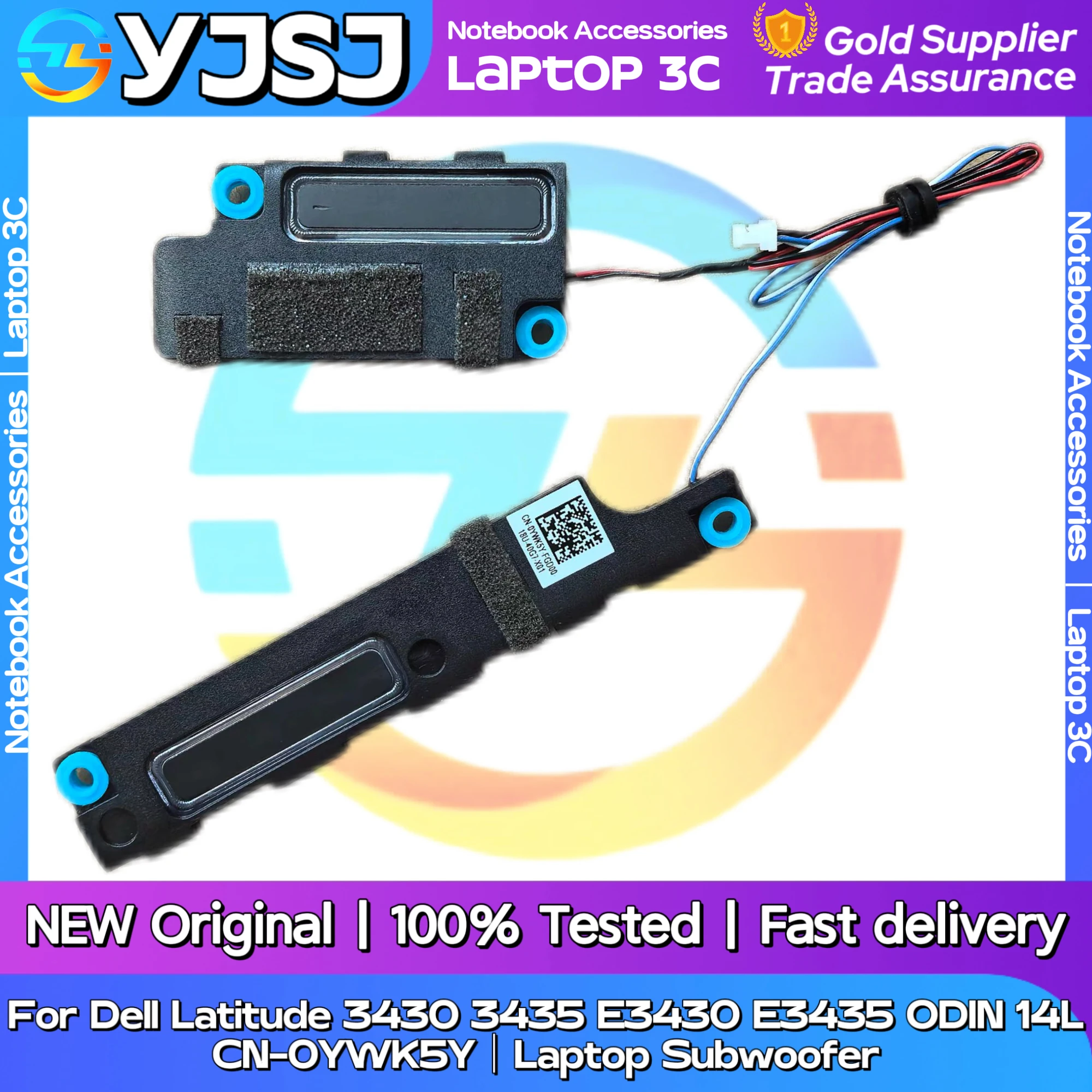 

New Original Laptop Notebook Audio Speaker For Dell Latitude 3430 3435 E3430 E3435 ODIN 14L Built in horn audio CN-0YWK5Y