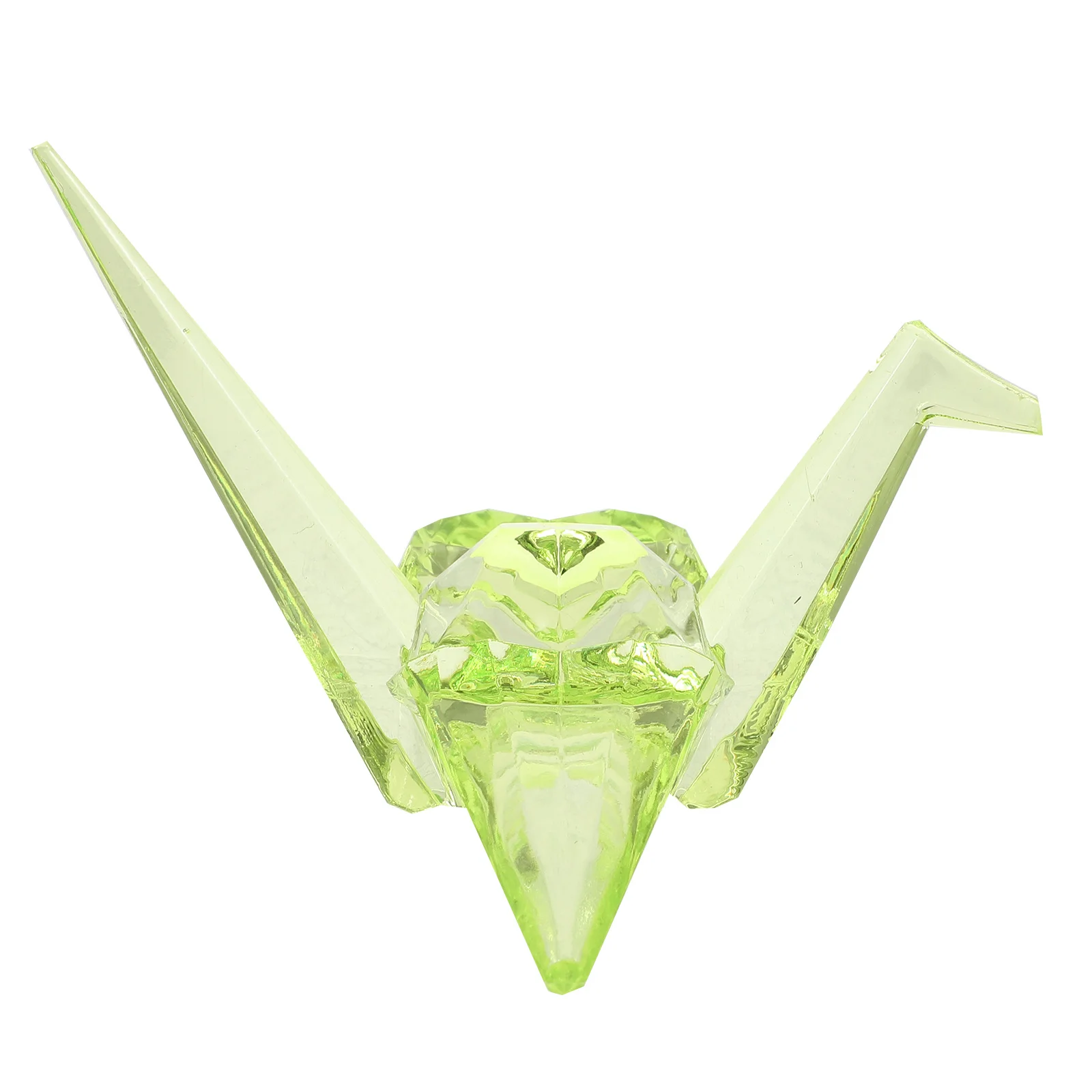 

Transparent Acrylic Origami Crane Figure Decorative Table Ornament for Home Holiday Party Birthday Gift Holiday Decorations