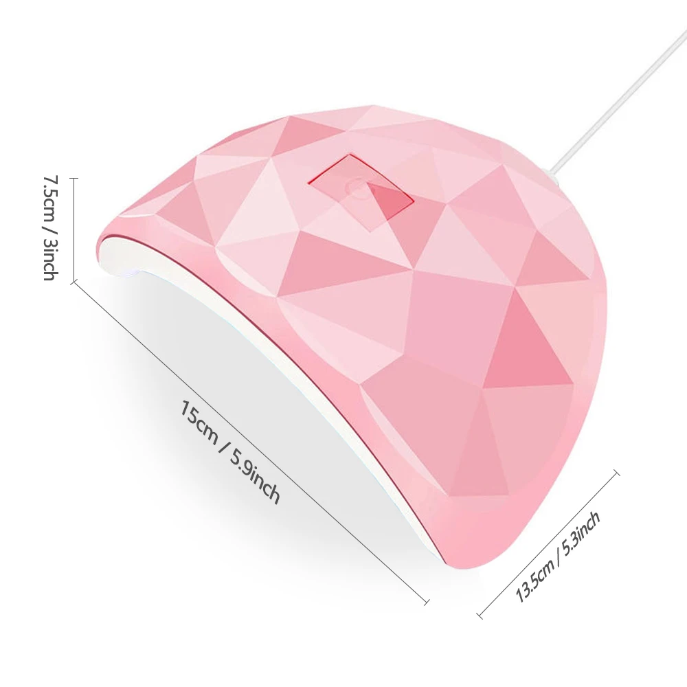 LINMANDA UV Gel Nail Lamp USB Nail Dryer Light for Gel Nails Nail Polish Machine for Salon or Home Professional Nail Art Tools