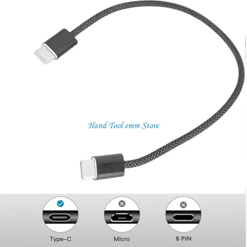 H37F PD65W Fast Charging Cord Male Type C 480Mbps Data Cable for Phone 15 Series