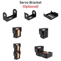 Staffa Servo in metallo 1 PC compatibile con Servo a doppio albero Hiwonder HTD-45H HTD-35H LX-225 LX-224HV LX-824 LD-220MG LDX-218 227