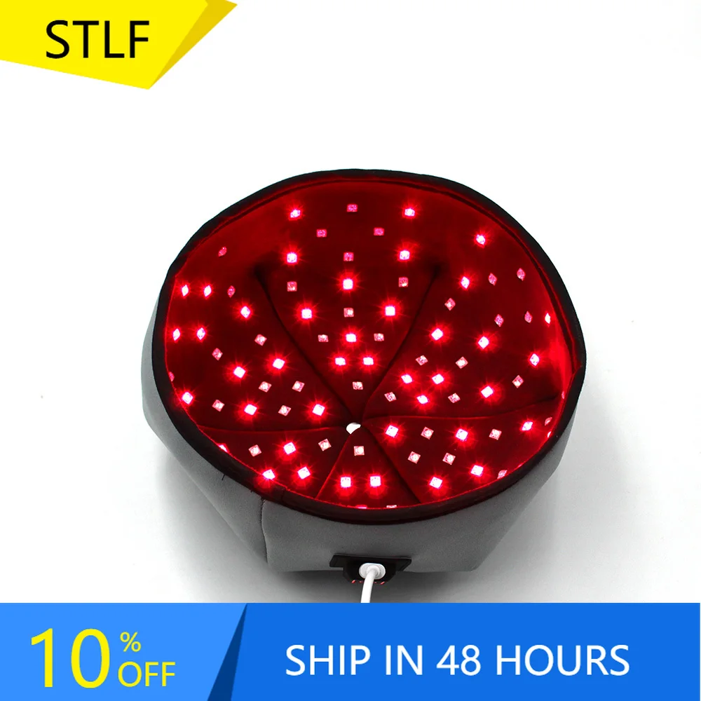 

STLFCE FCC Certified Red Light Hat 120pcs LED Hair Growth Hat Anti-Hair Loss Red Light Cap For Beauty Home/Salon