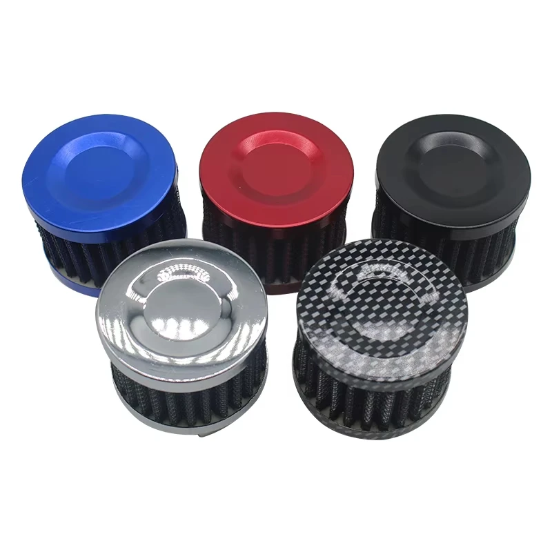 1 Stück 12mm Universal Hochleistungs-Luftfilter für Auto und Motorrad, Kaltlufteinlass, Kurbelgehäuseentlüftung, Racing-Performance-Filter – Detail 8