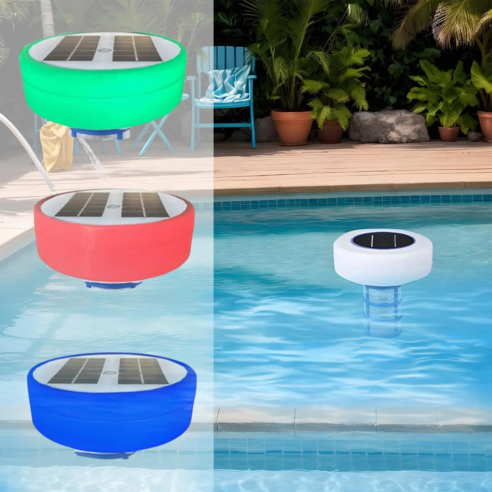 Copper Pool Ionizer Floater Keeps Pool Cleaner and Clear Floating Pool Cleaner Eliminate Algae Copper Ionization Up To 35000 Gal