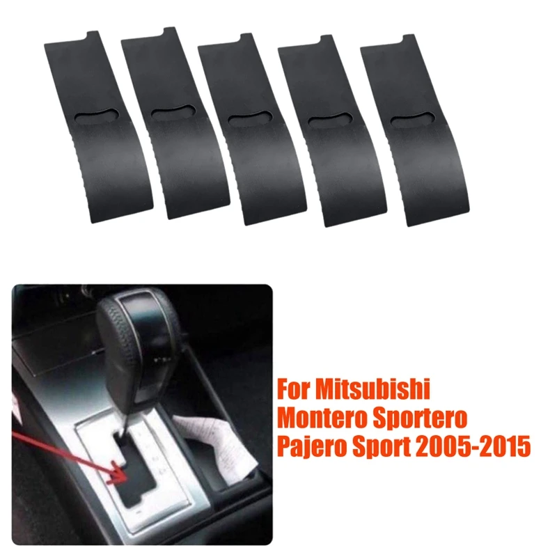 

5Pcs 2420A043 A/T Shifter Slider Gear Knob Dust Cover for Mitsubishi Montero Sportero Pajero Sport 2005-2015 2420A129