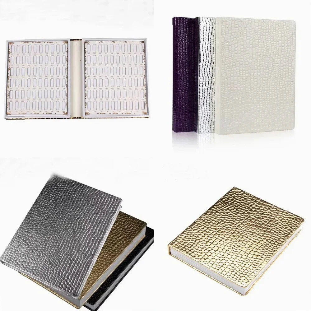 120 Colors Nail Polish Display Book, 2025 Hot Selling Nail Art Color Chart & Swatch Holder for Salon