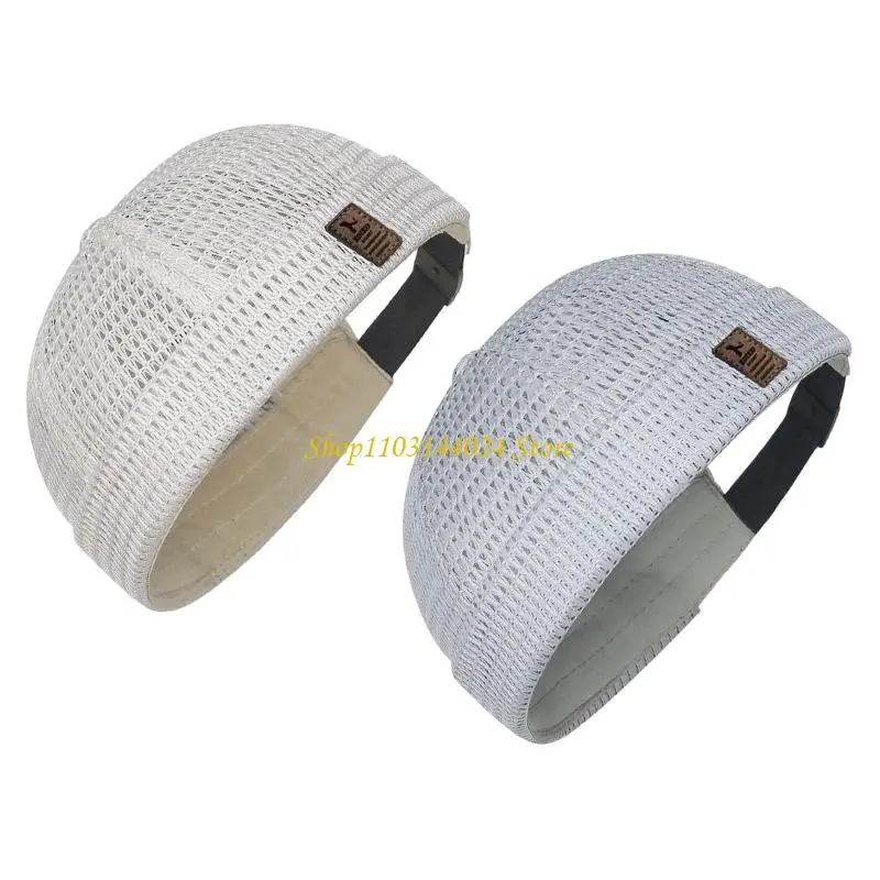 N5KE 2Pack Comfortable Skull Cap Brimless Hat For Adult and Teens Daily Outdoor Wear